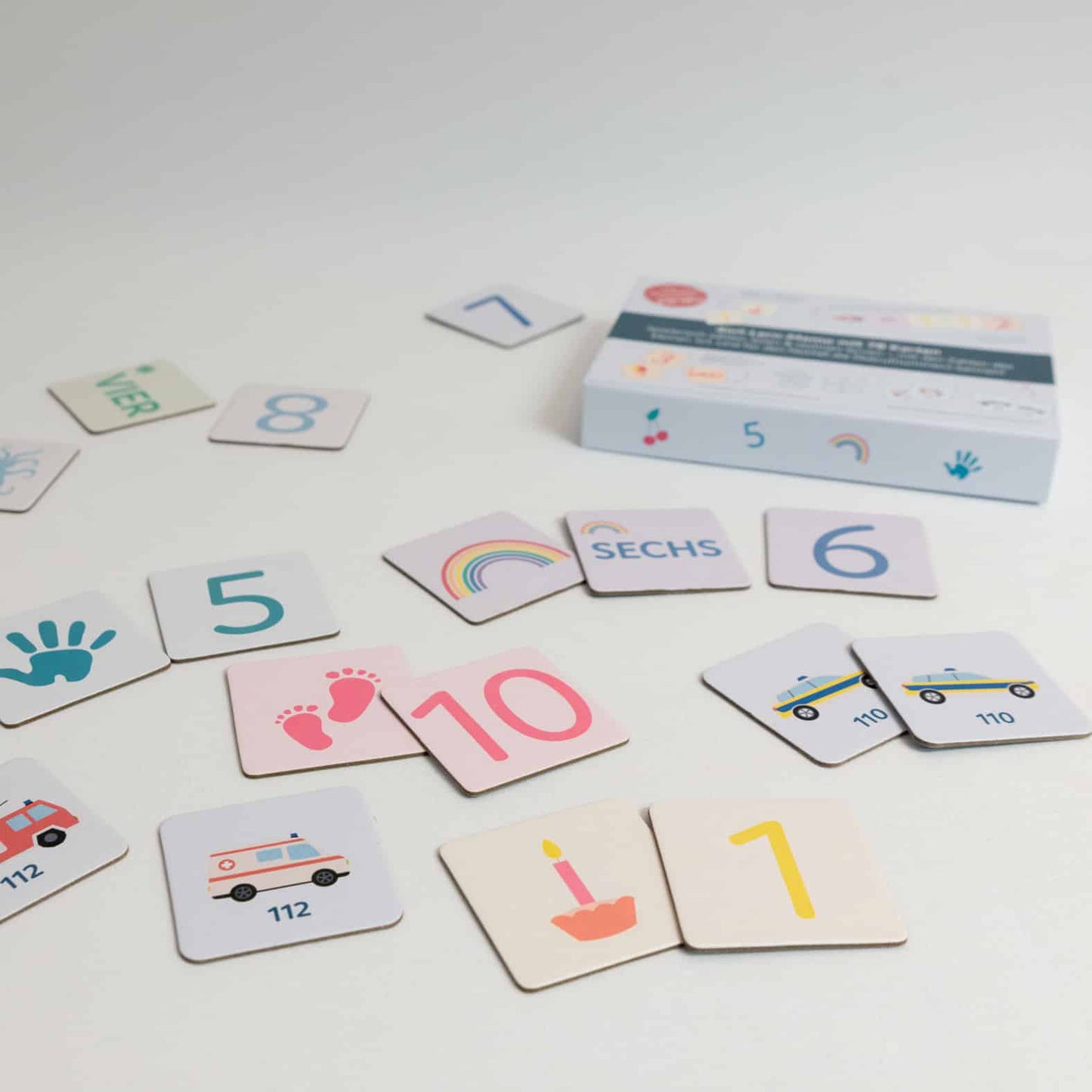 Set: ABC-Poster und 4in1-Memospiel