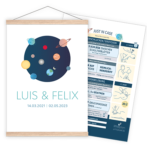 littleplanet (personalisiert) Erste-Hilfe-Poster