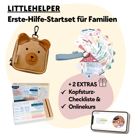 littlehelper Erste-Hilfe-Startset für Familien - Sicher handeln bei Baby- & Kindernotfällen