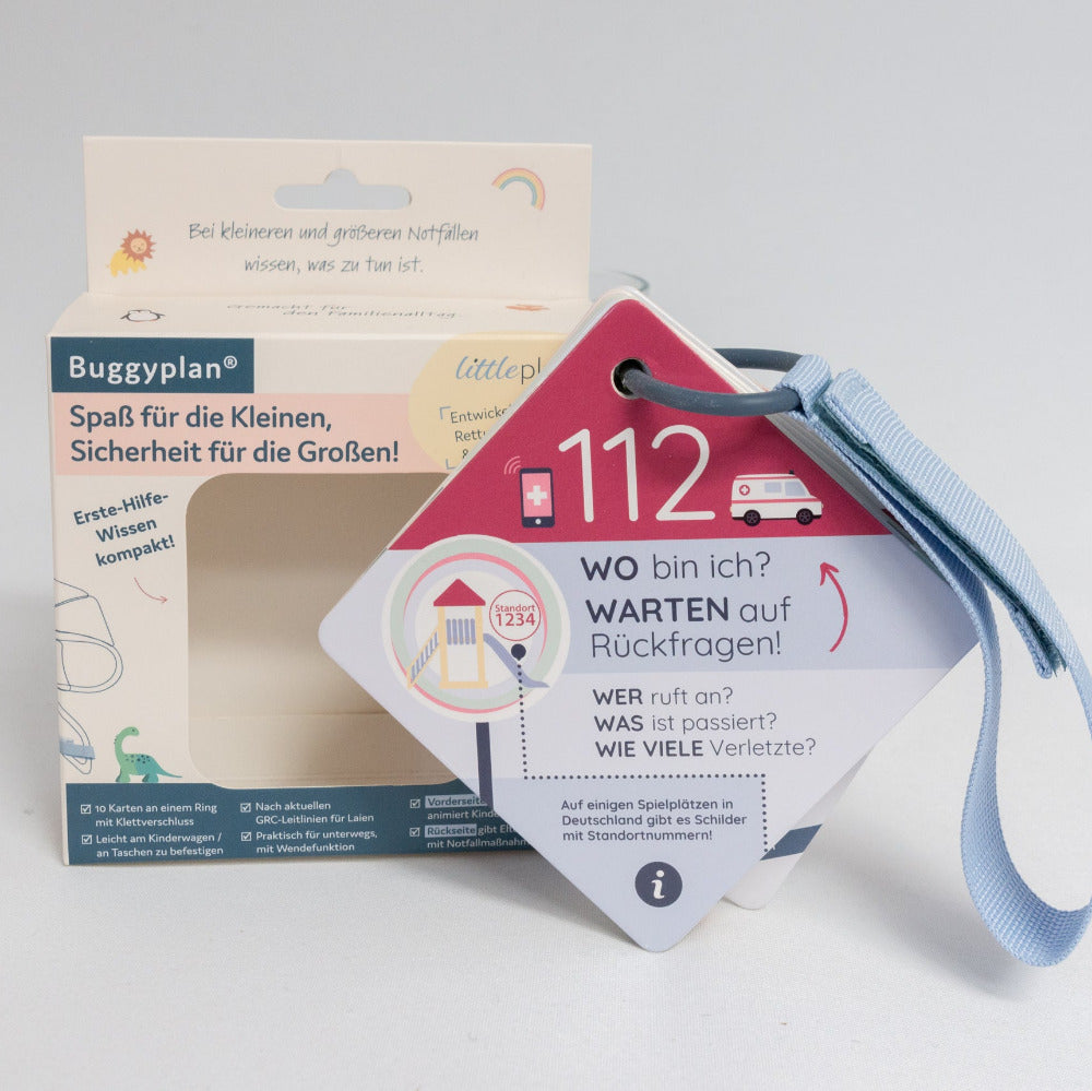 Buggyplan Erste Hilfe für den Kinderwagen Verpackung