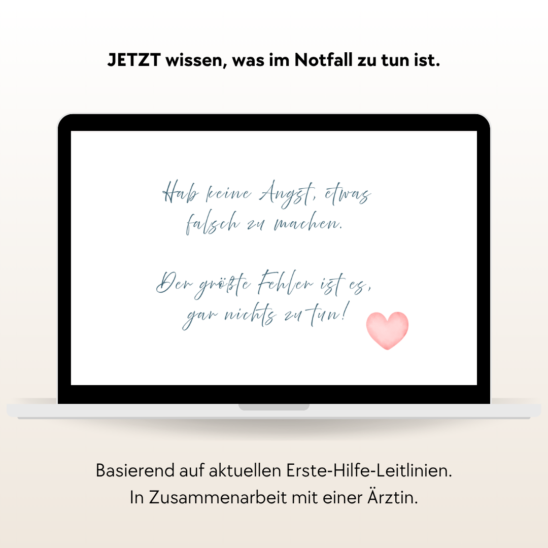 littleplan Digitaler Kompaktkurs Erste Hilfe für Babys & Kinder: Maßnahmen für Verschlucken & Wiederbeleben – in 20 Minuten einfach erklärt