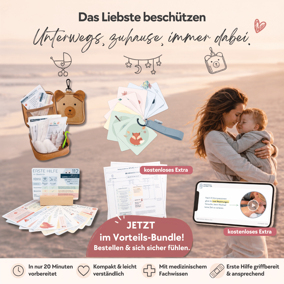 littlehelper Erste-Hilfe-Startset für Familien - Sicher handeln bei Baby- & Kindernotfällen
