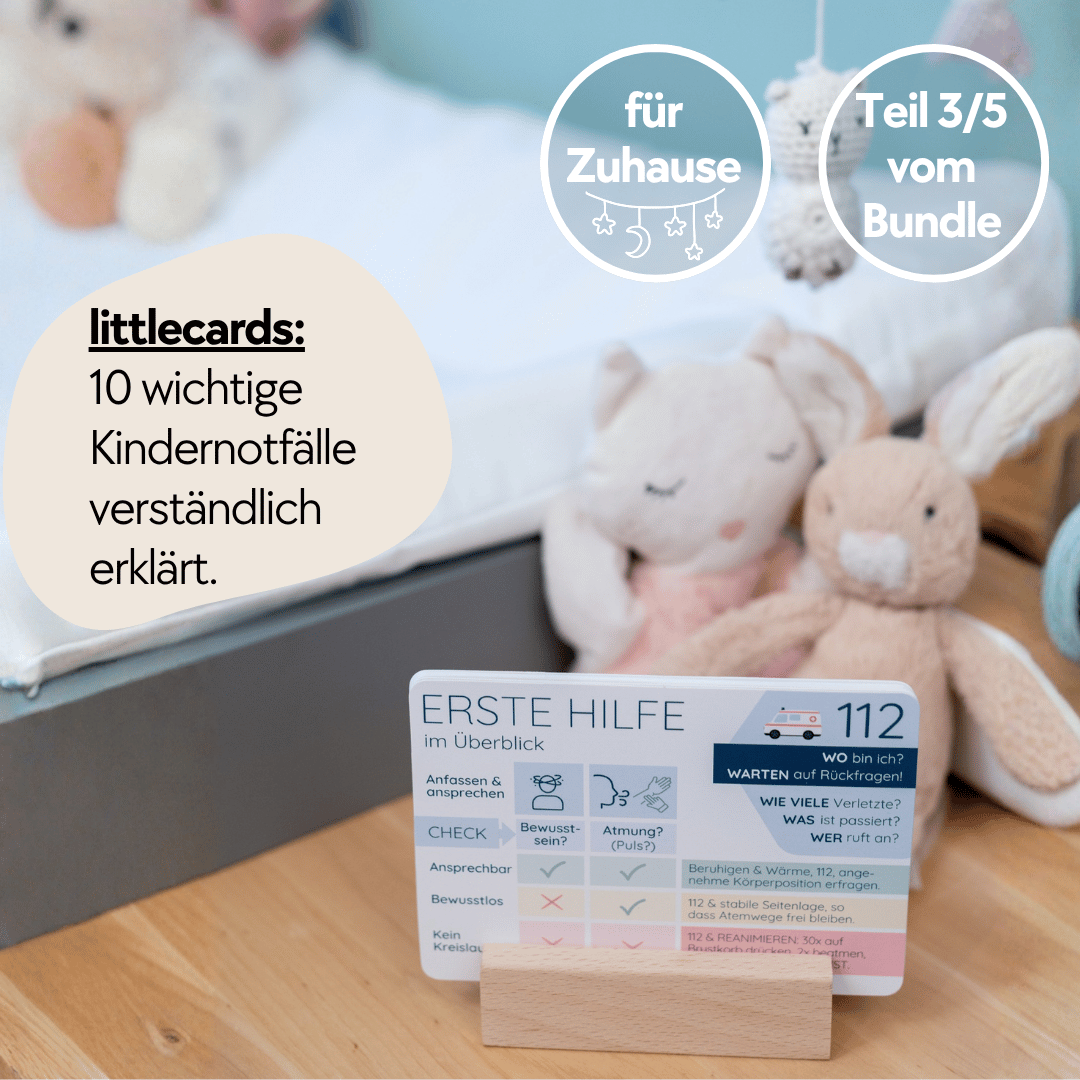 littlehelper Erste-Hilfe-Startset für Familien - Sicher handeln bei Baby- & Kindernotfällen