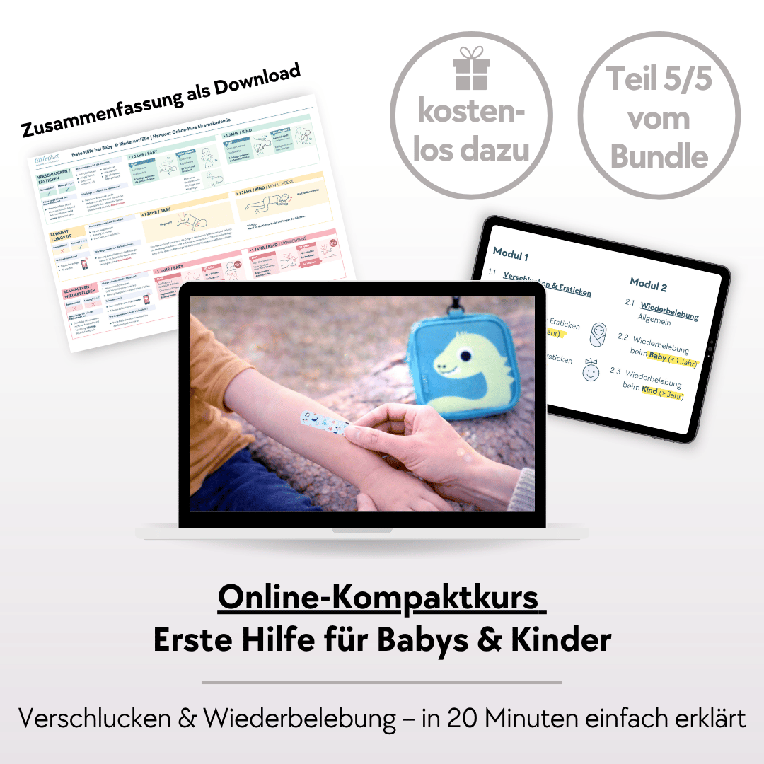 littlehelper Erste-Hilfe-Startset für Familien - Sicher handeln bei Baby- & Kindernotfällen