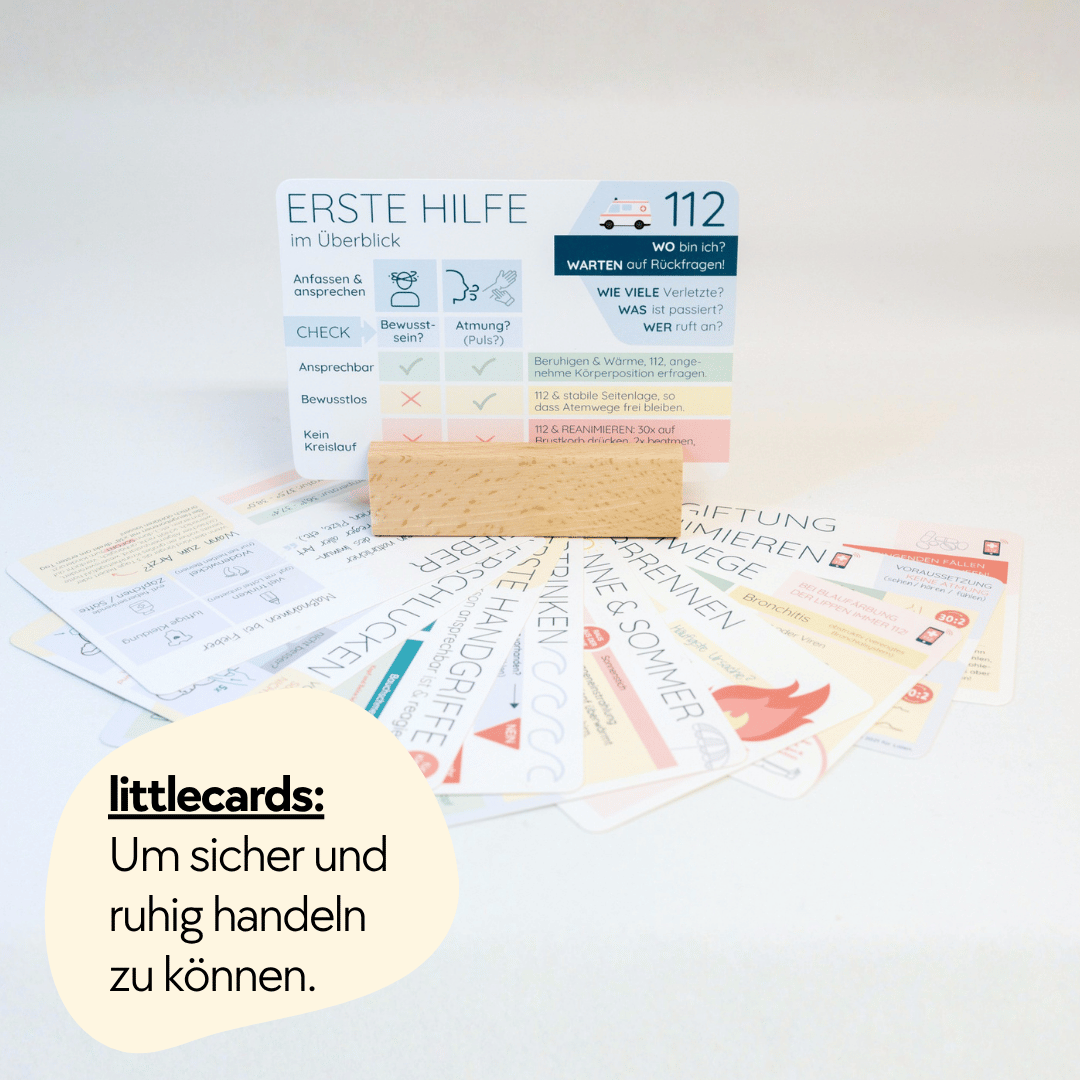 littlehelper Erste-Hilfe-Startset für Familien - Sicher handeln bei Baby- & Kindernotfällen