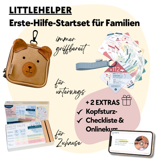 littlehelper Erste-Hilfe-Startset für Familien - Sicher handeln bei Baby- & Kindernotfällen